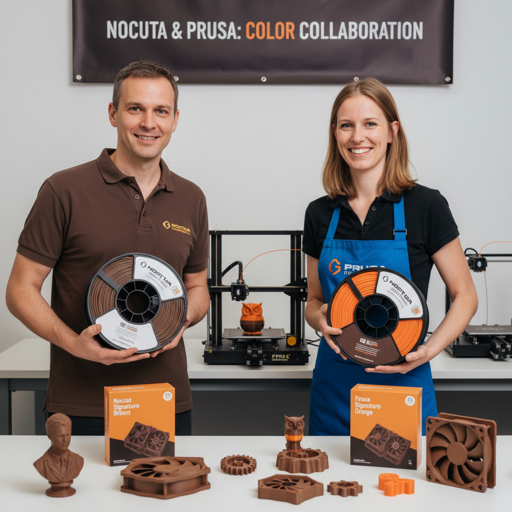 Noctua's Iconic Hues Now Printable: Prusa Research Launches Signature Filaments