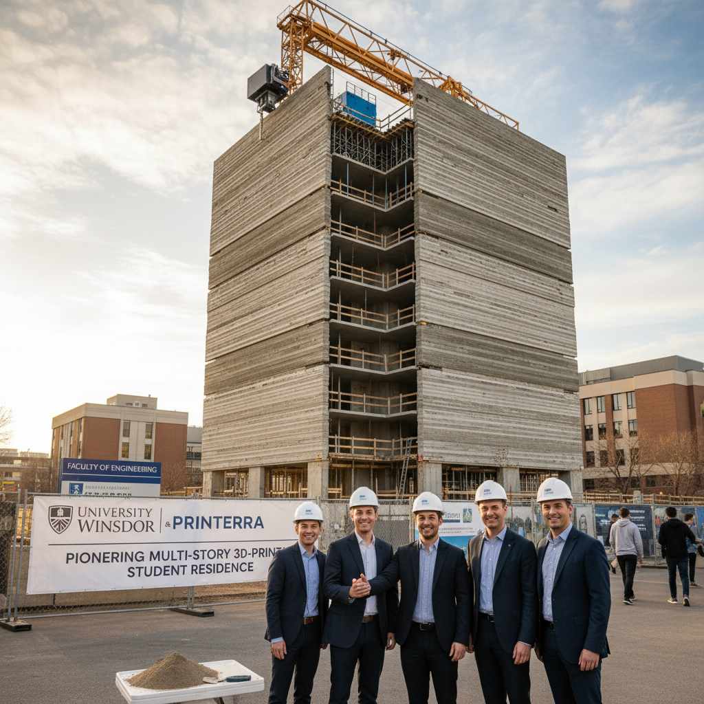 University of Windsor Forges Future with 3D-Printed Student Residence