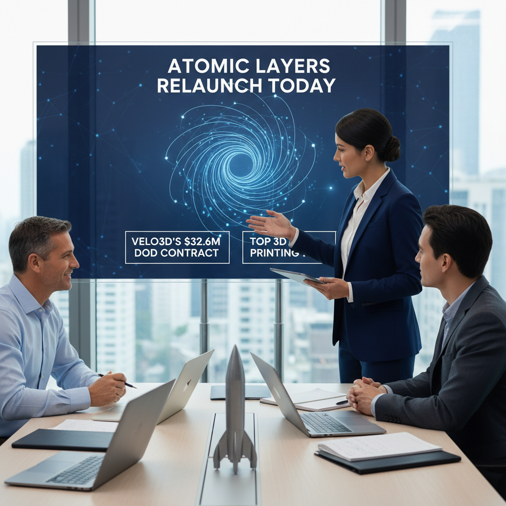 Atomic Layers Relaunches: The Week's Top 3D Printing News Unpacked