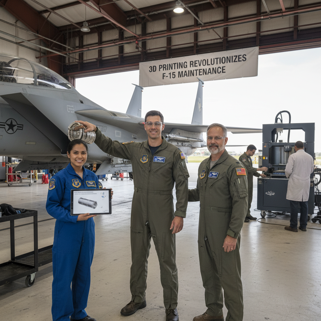 Rapid Repair: 3D Printing Propels F-15 Fighter Jet Back to Service Ahead of Schedule