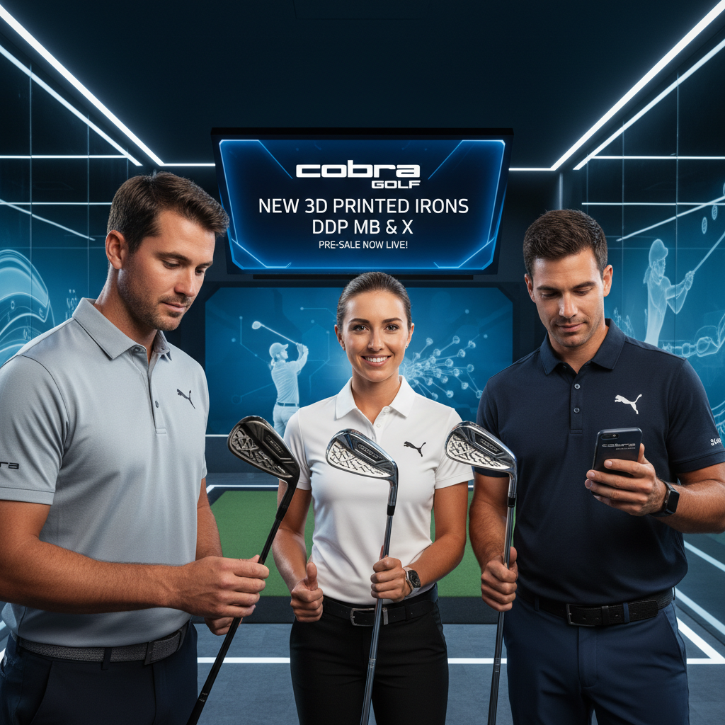 Cobra Unleashes First Full Range of 3D-Printed Irons: Tour-Inspired 3DP MB and Game-Improvement 3DP X