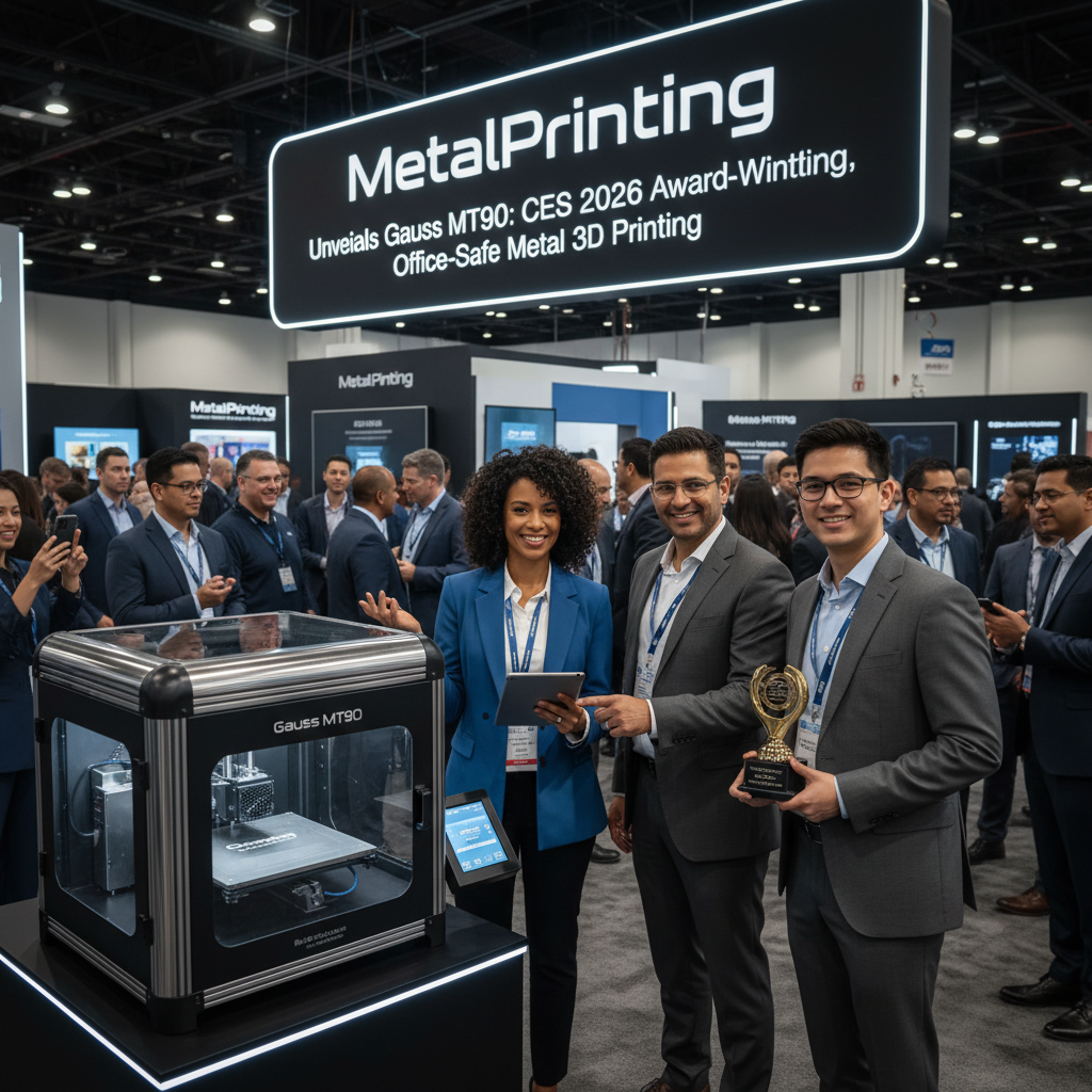 MetalPrinting Unveils Gauss MT90: Bringing Metal 3D Printing to Your Desk