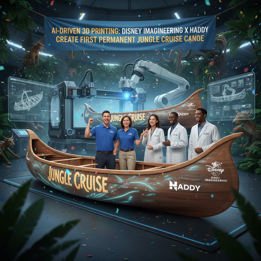 Disney Imagineering Partners with AI-Driven 3D Printing to Revolutionize Theme Park Props