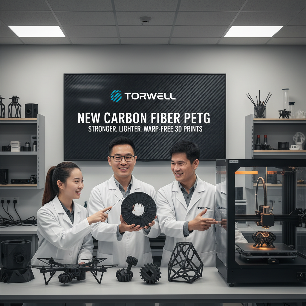Torwell Advances High-Strength 3D Printing with New Carbon Fiber PETG Filament