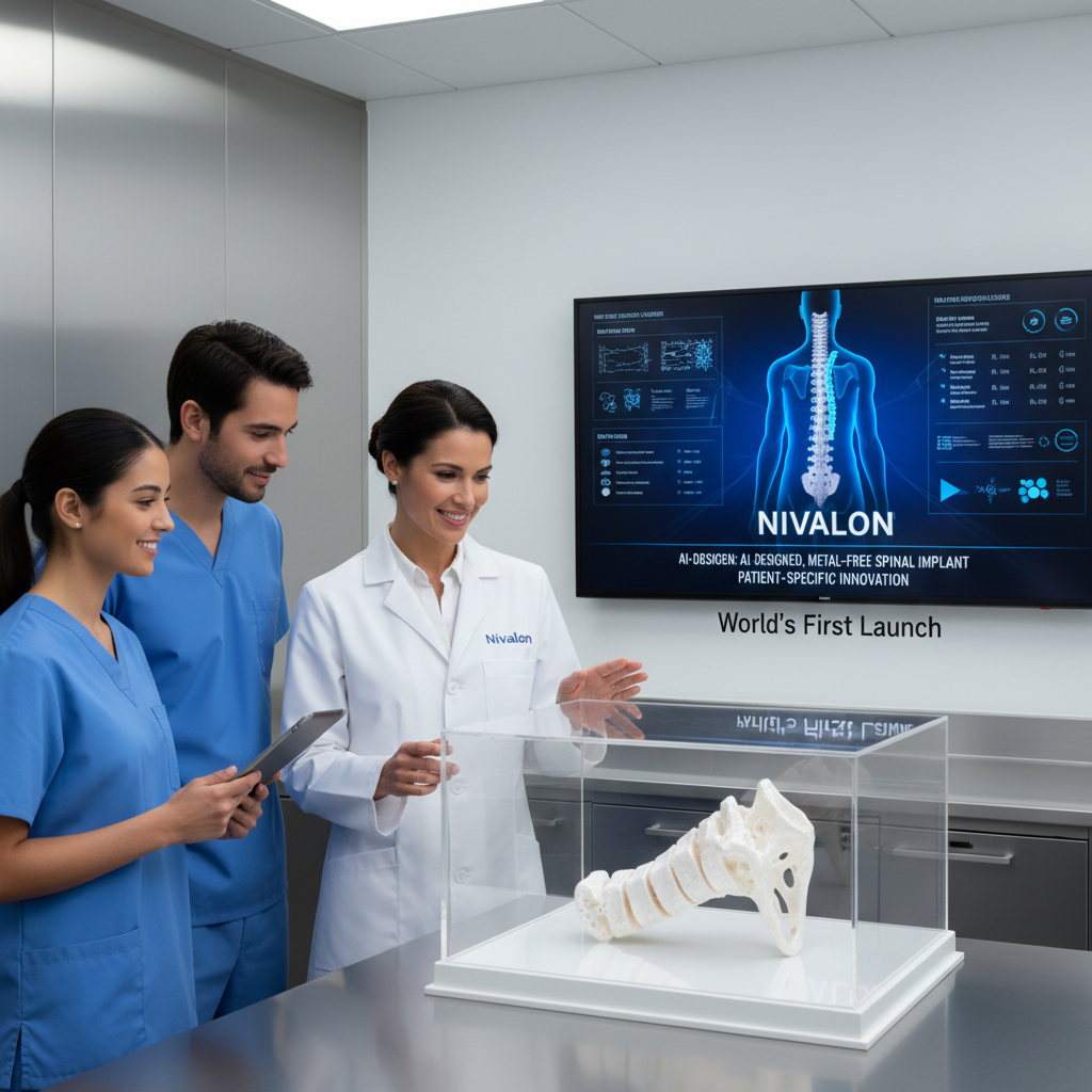 Revolutionizing Spinal Surgery: Nivalon Unveils World's First AI-Designed Metal-Free Spinal Implant