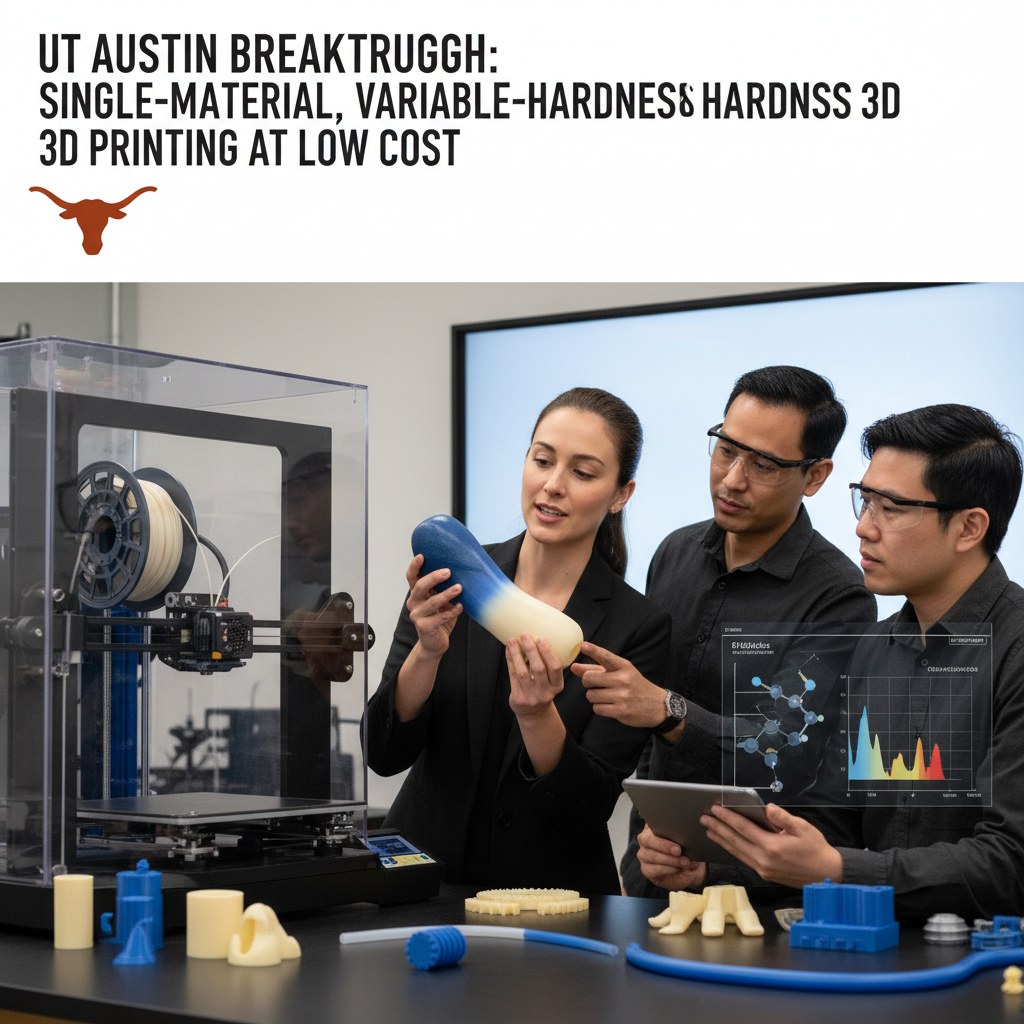 UT Austin Unveils Game-Changing 3D Printing for Variable Hardness Objects