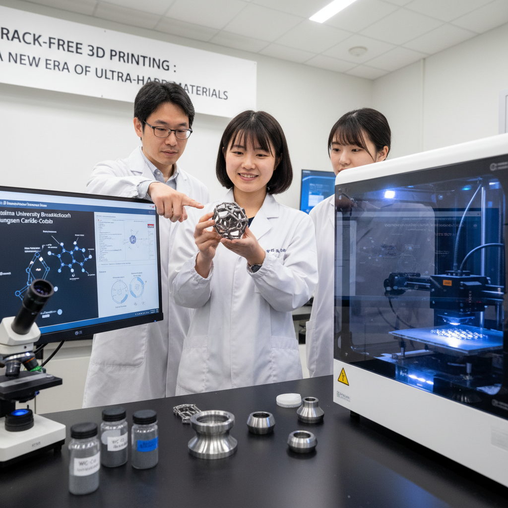 Hiroshima University Unlocks New Era for Ultra-Hard Material 3D Printing