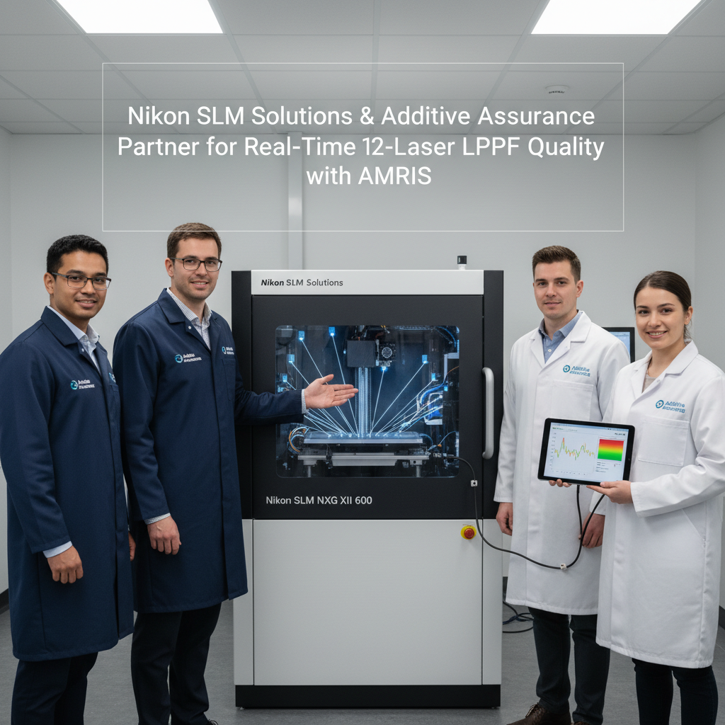 Revolutionizing Metal Additive Manufacturing: Nikon SLM Solutions Integrates Real-time Quality Assurance with Additive Assurance
