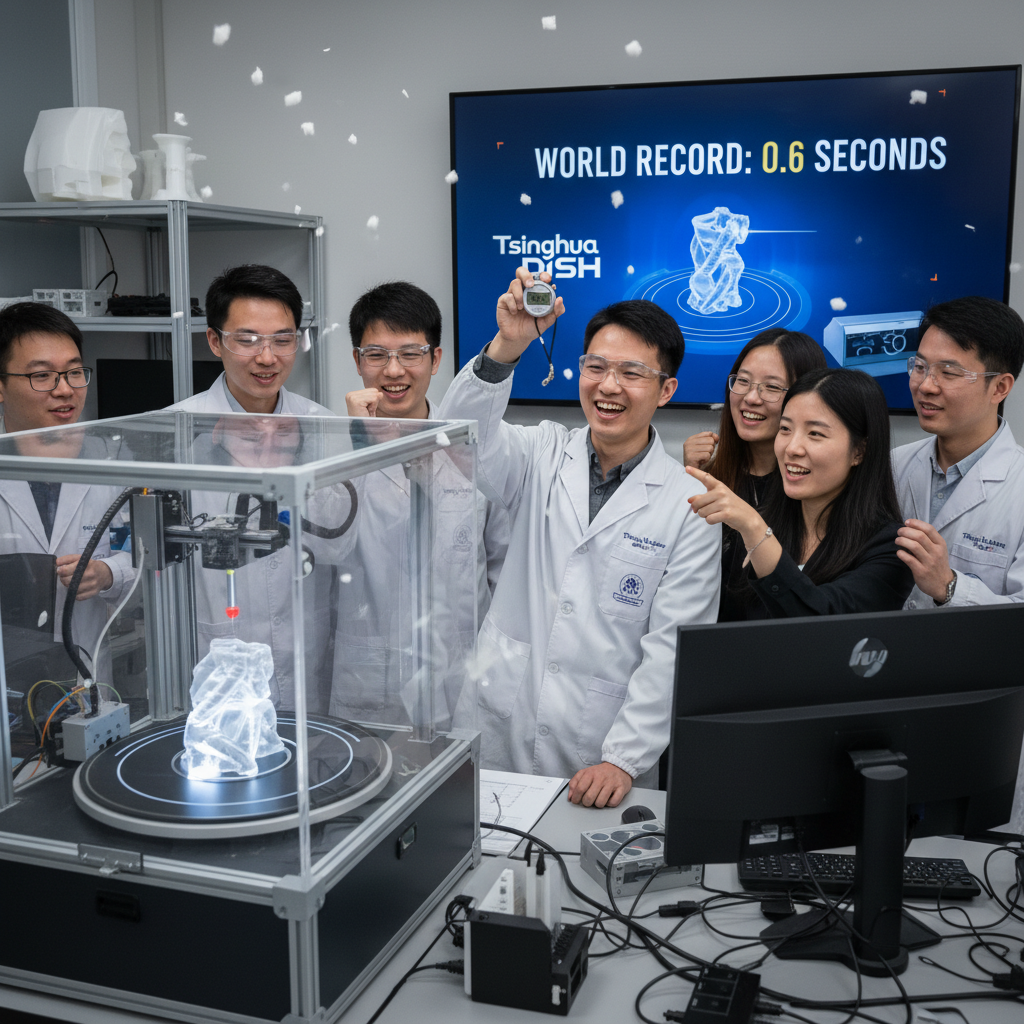 Revolutionizing 3D Printing: Tsinghua University's DISH Method Achieves Unprecedented Speed