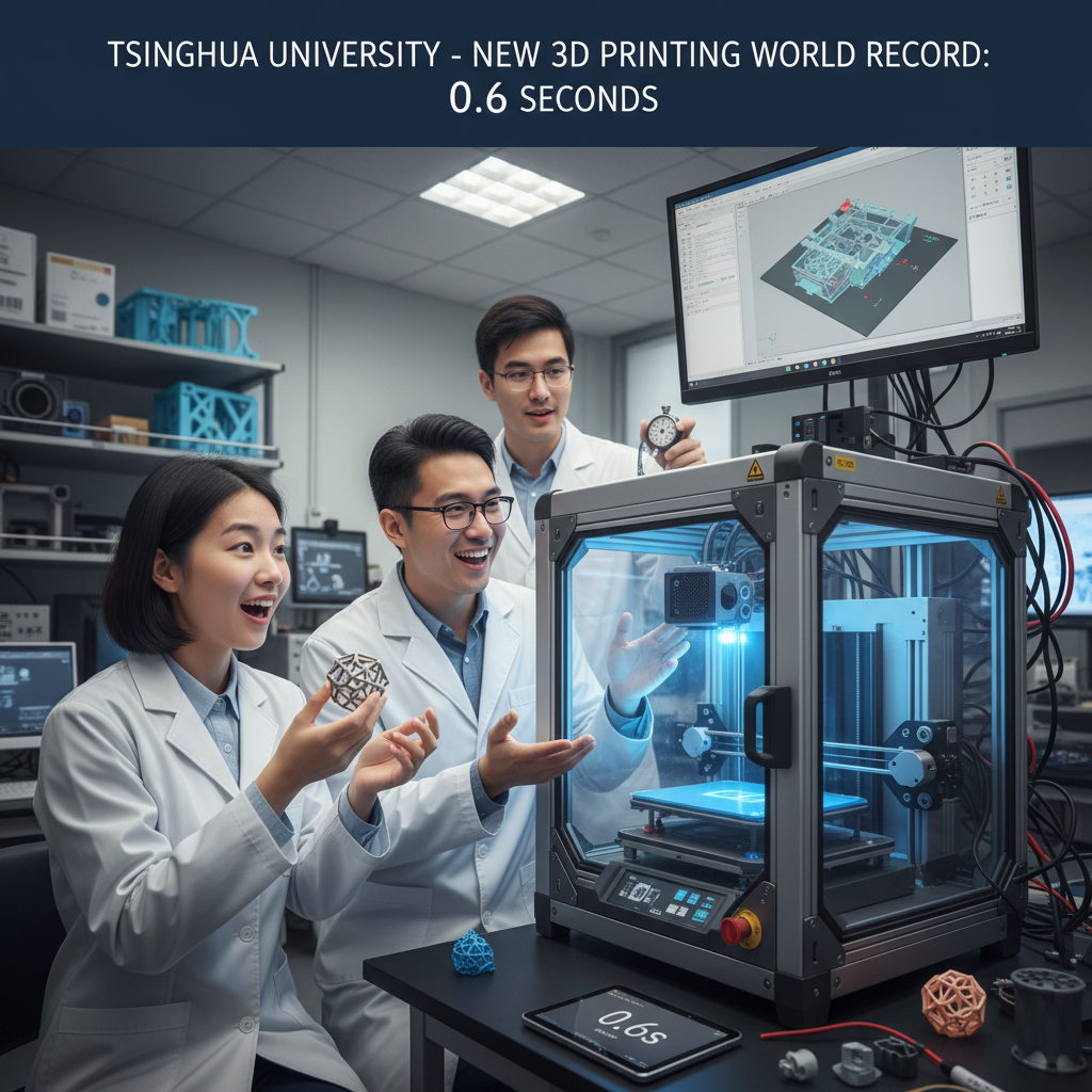 Tsinghua University Shatters 3D Printing Speed Barrier with Breakthrough Holographic Technology