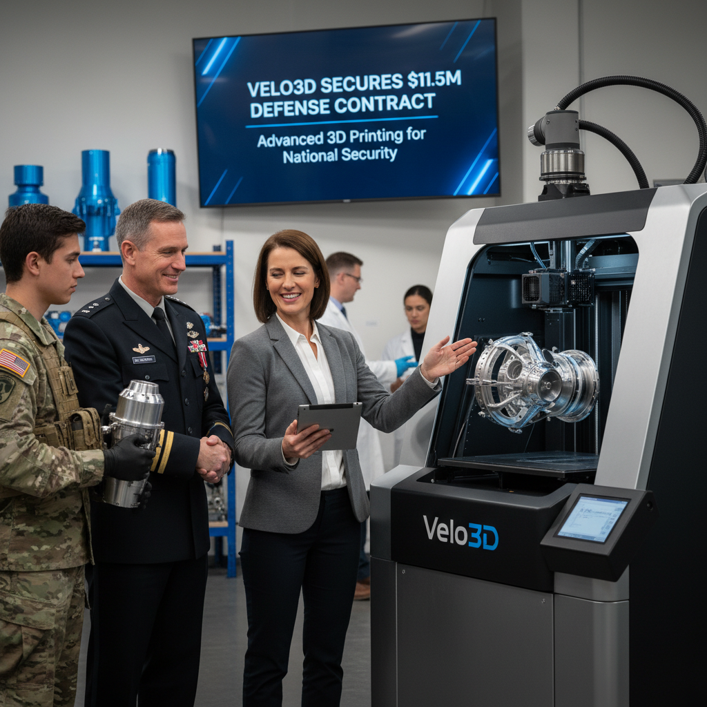 Velo3D Secures $11.5M Defense Contract With Advanced 3D Printing