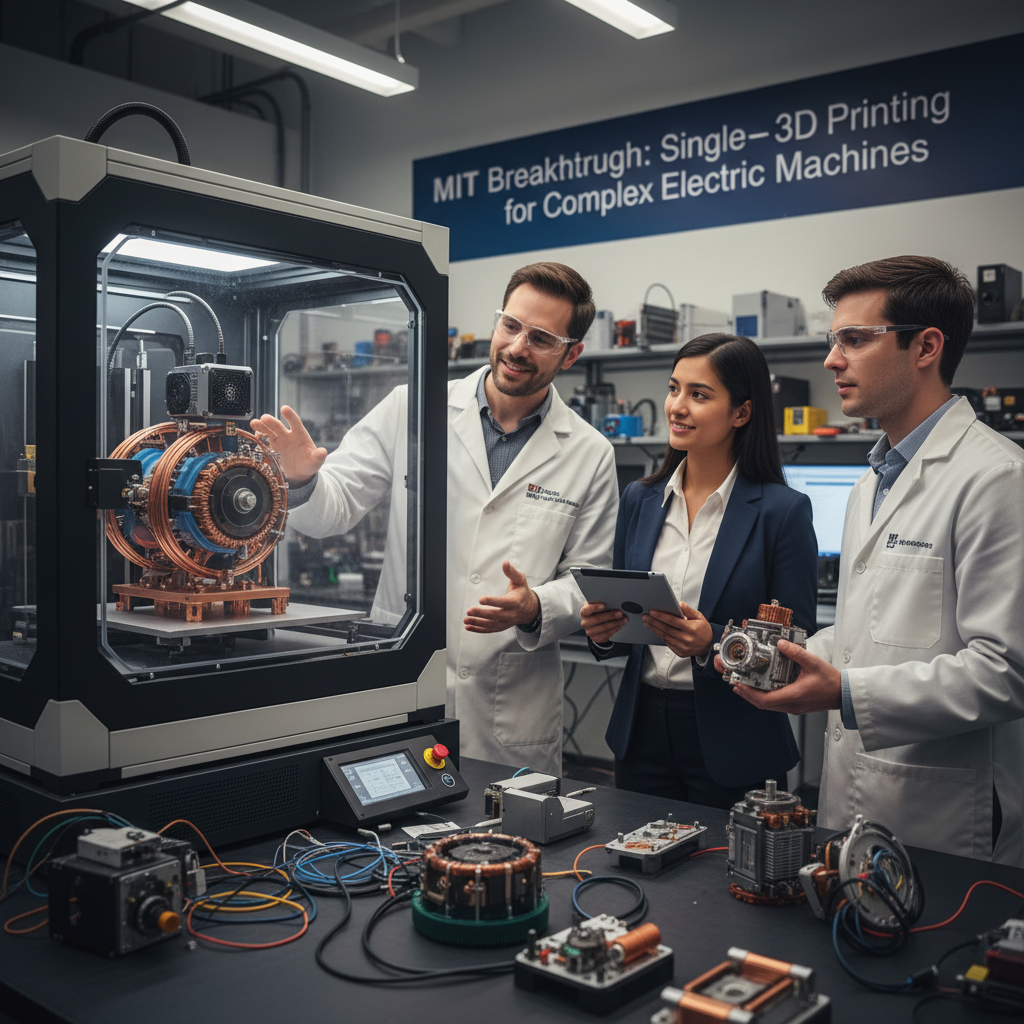 MIT's Breakthrough: Fully 3D-Printed Electric Machines in a Single Step