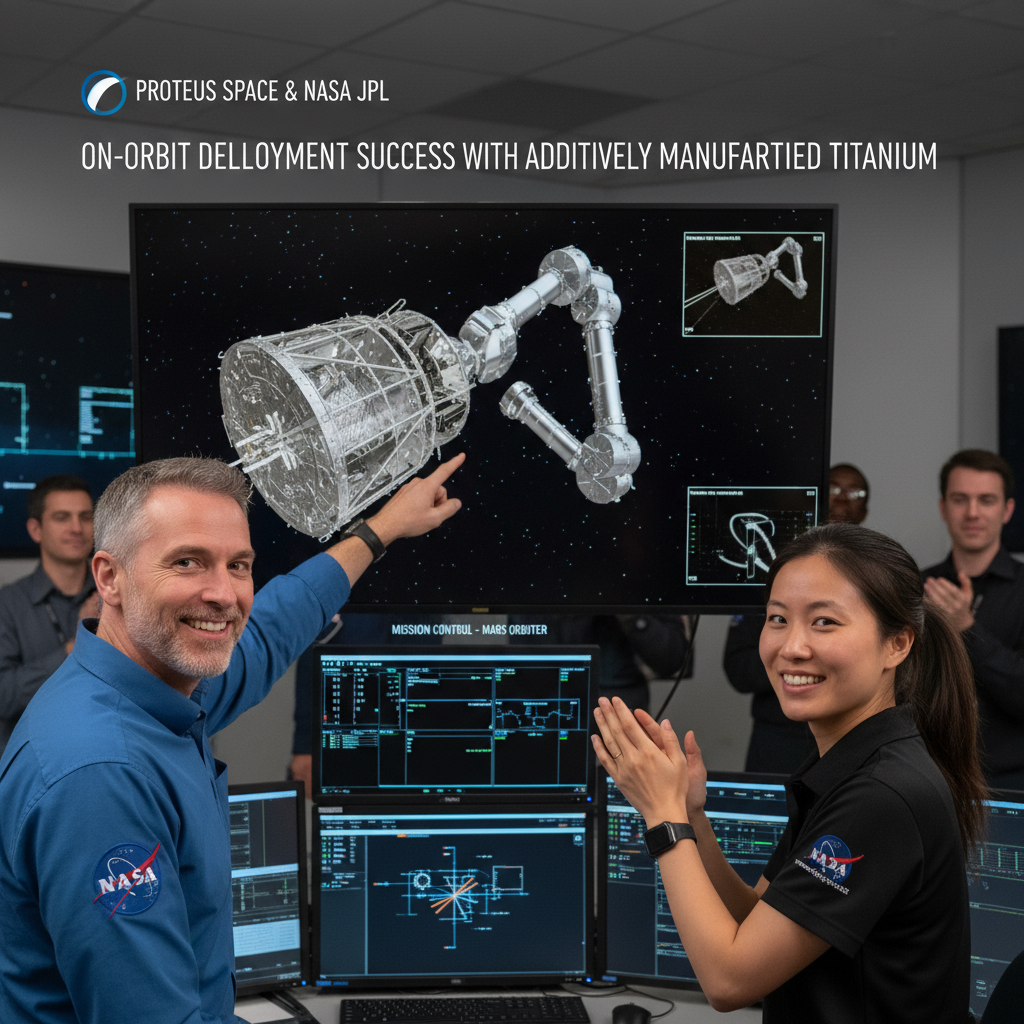 A New Era for Space Deployment: Proteus Space and NASA JPL Pioneer AM Technology On-Orbit