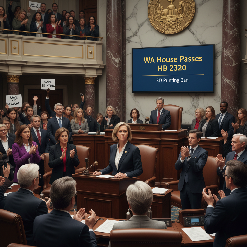 Washington State Moves to Ban 3D Printing: HB 2320 Sparks Industry Outcry