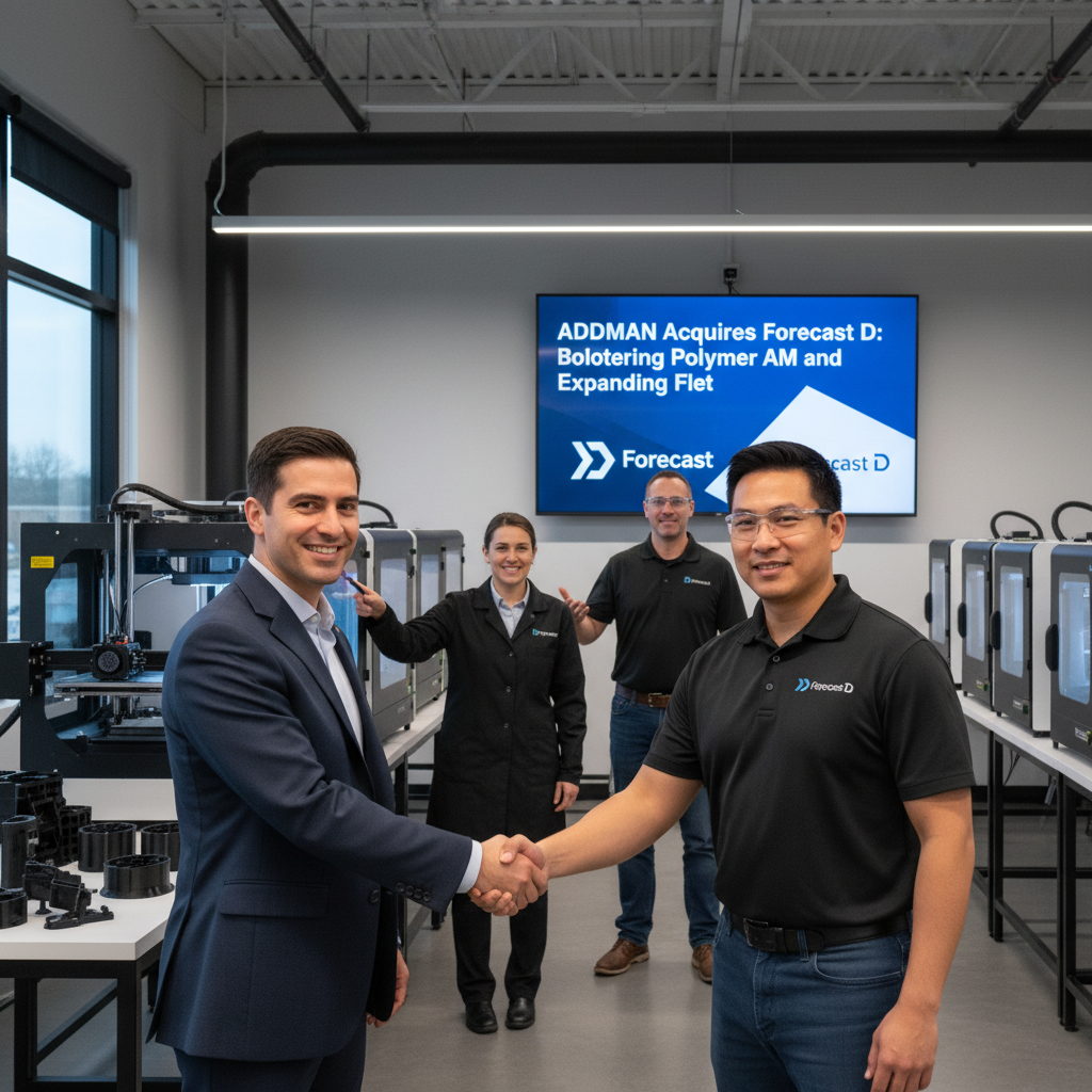 ADDMAN Engineering Acquires Forecast D, Bolstering Additive Manufacturing Prowess Across the U.S.