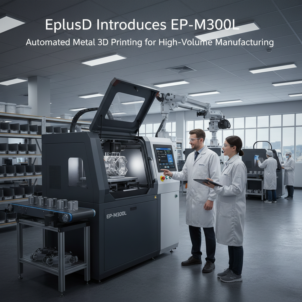 Eplus3D EP-M300L: Automating Metal 3D Printing for High-Volume Production