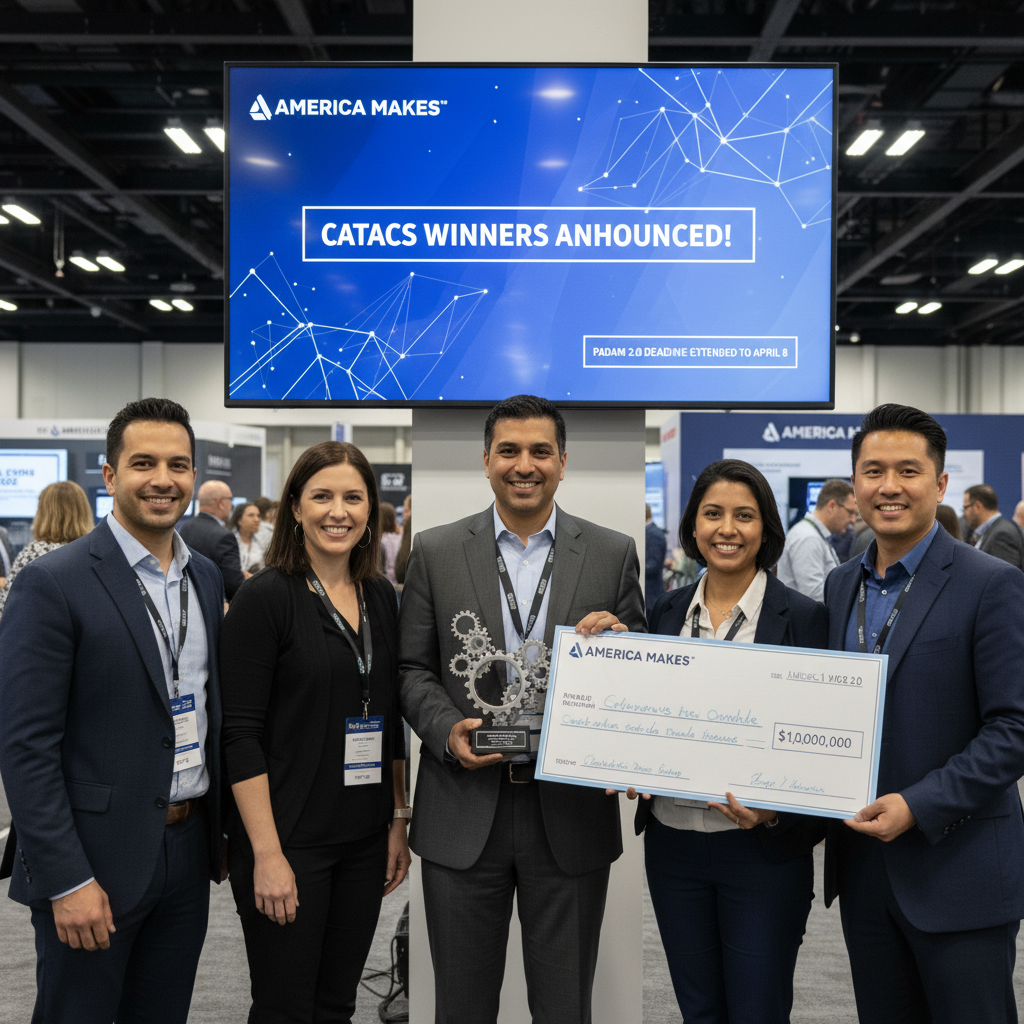 America Makes Spotlights Innovation: CATACS Winners Announced, PADAM 2.0 Deadline Extended