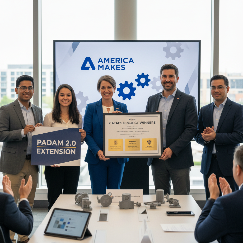 America Makes Announces CATACS Project Winners and PADAM 2.0 Extension