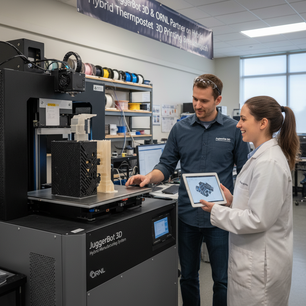 JuggerBot 3D and ORNL Forge Future of Hybrid 3D Printing
