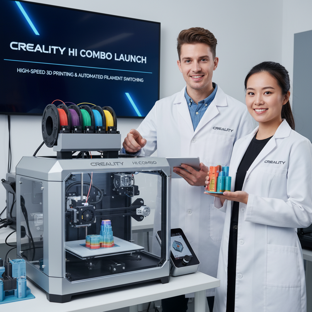 Creality Hi Combo 3D Printer Launch: A New Era of Speed and Automation
