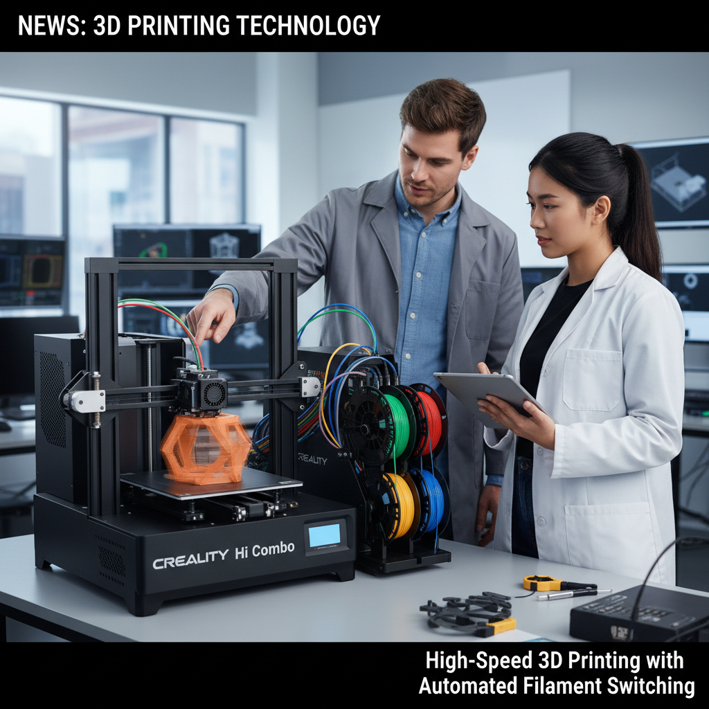 Creality Unleashes the Hi Combo: Redefining Desktop 3D Printing with Speed and Smart Automation
