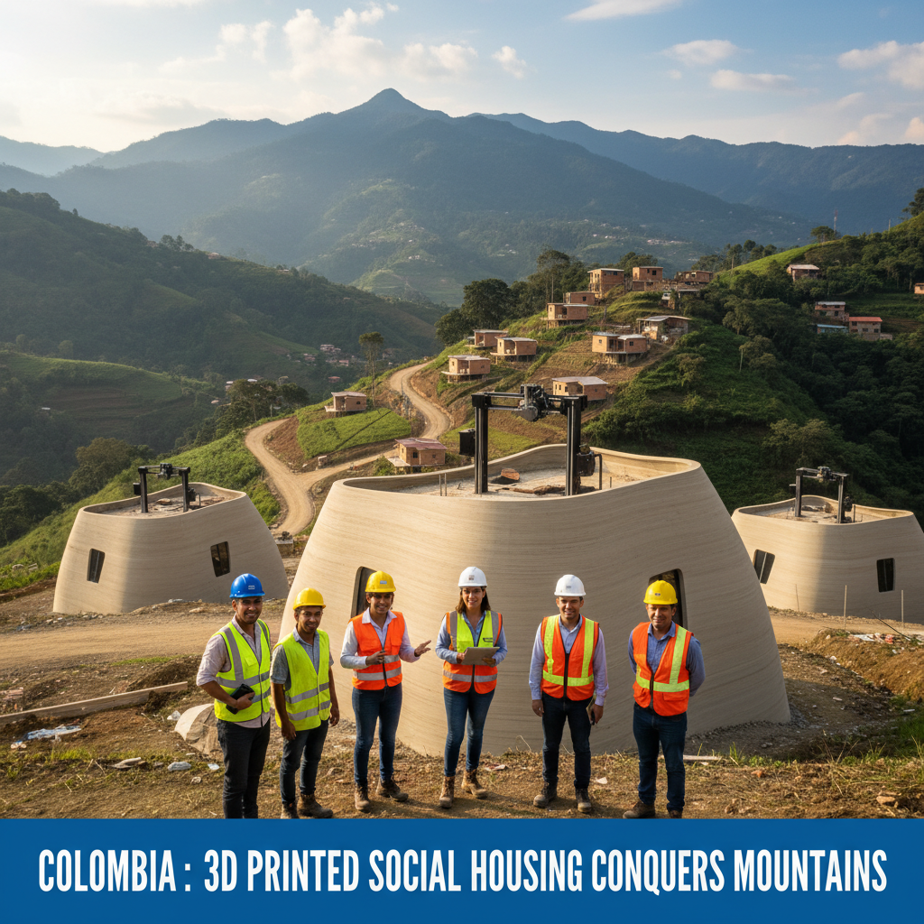 Social Housing Successfully 3D Printed in the Colombian Mountains